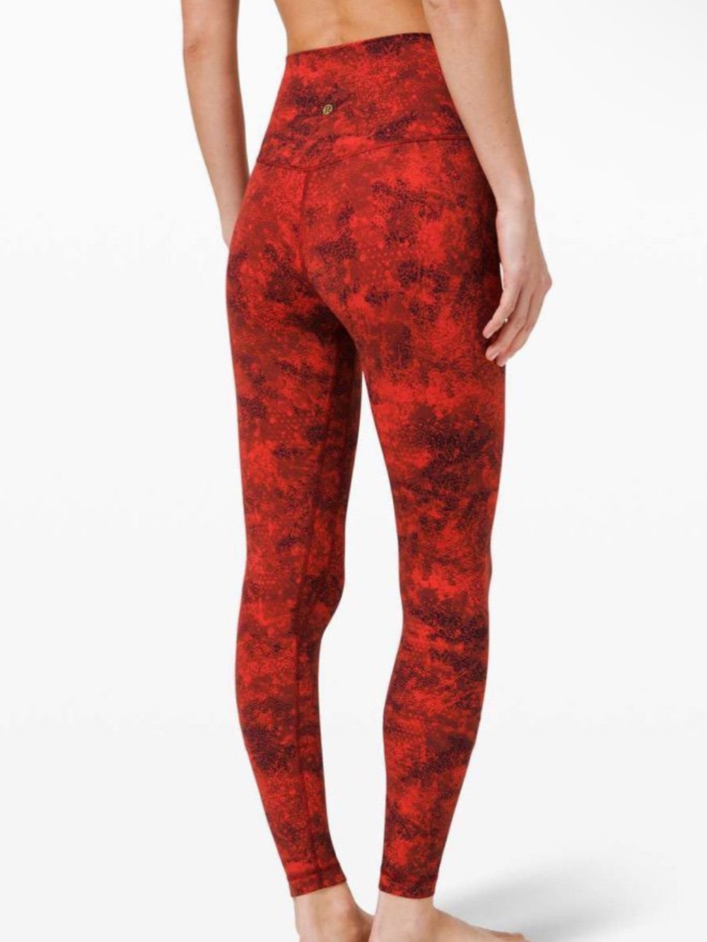 Lululemon Lunar New Year Intricate Oasis Love Red Multi Align Leggings